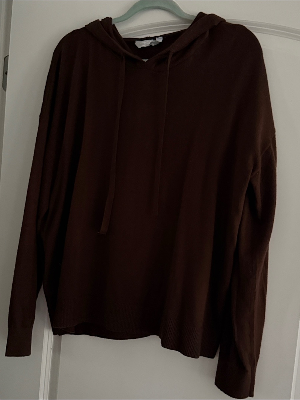 Women's Brown Hooded Cashmere Sweater Set NWOT